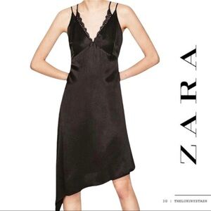 ⚫️
ZARA  BASIC BLACK CASUAL DRESS SMALL​​​​​